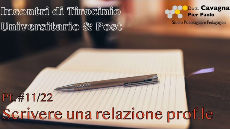 Esempi di Relazioni per Tirocinio: Guida Pratica