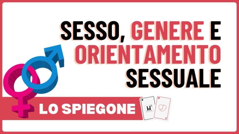 Sesso e Genere: Comprendere le Differenze Essenziali