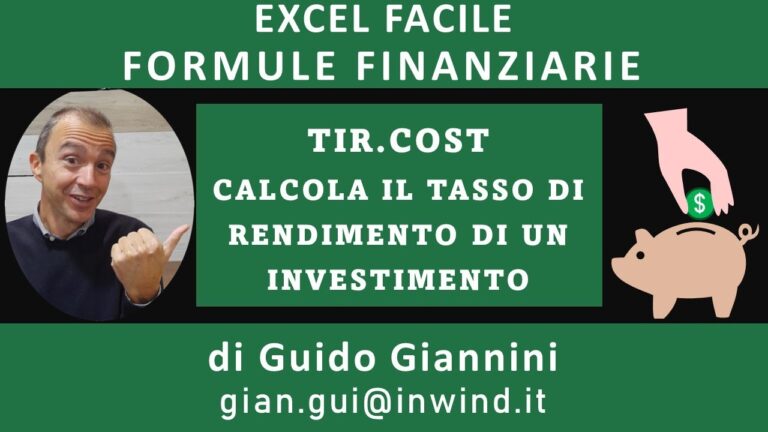 Ottimizzazione del Tasso Interno di Rendimento: Formula e Applicazioni